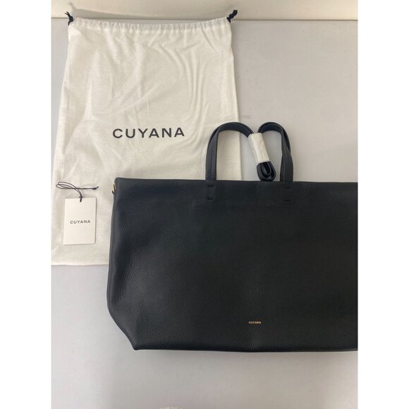 NWT $328 Cuyana Classic Easy Zipper Tote Purse Black - Picture 9 of 11